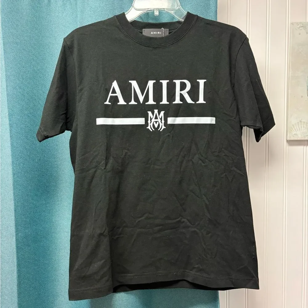 AMIRI | Shirts | Nwt Amiriblack And White Logo Short Sleeve Tshirt